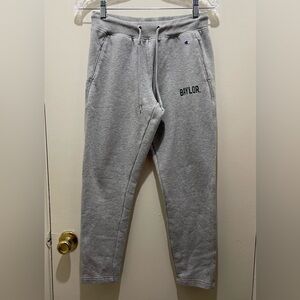 Baylor Champion Sweatpants Gray Small Pull String Unisex